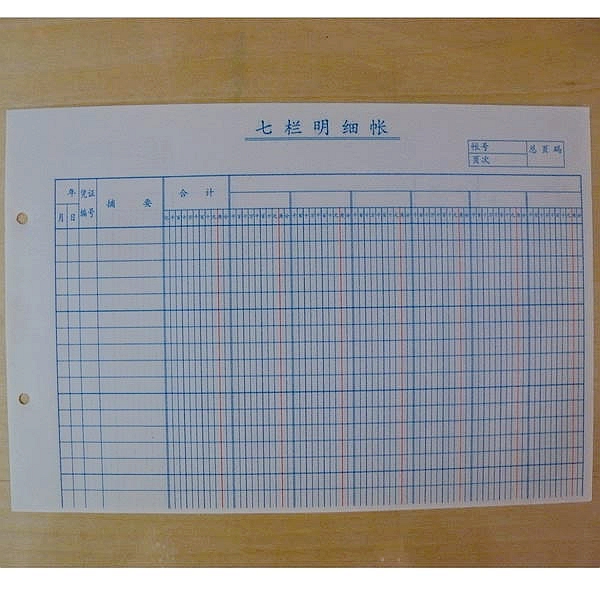 实物出入帐    存货分类     明细帐      三栏帐     七栏帐    十七