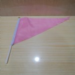 小三角旗/浅粉色/带胶管/100面/包
