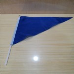 小三角旗/蓝色/带胶管/100面/包